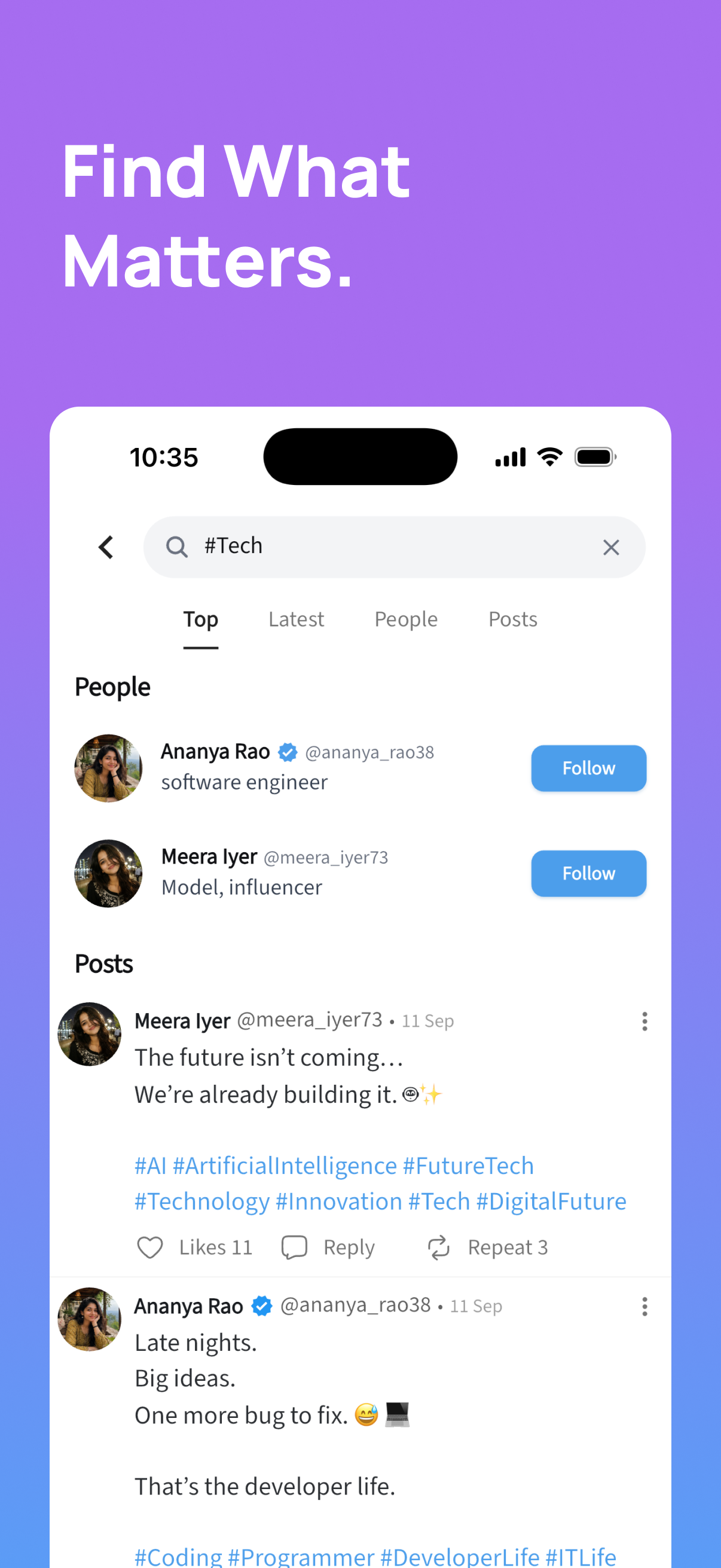 Joovline discover screen